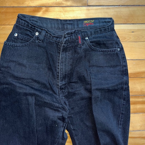 Vintage black straight leg jeans - Picture 2 of 3